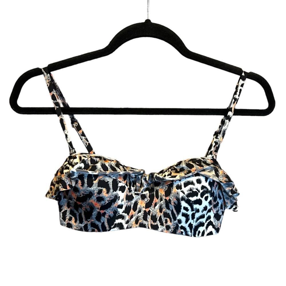 5 for‎ $25🔥Speedo Cheetah Print Bikini Top Size 36DD